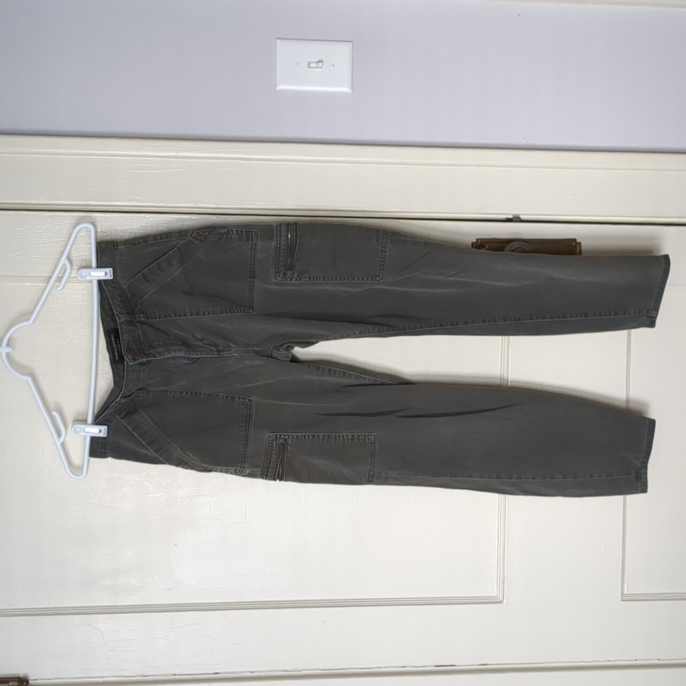 Olive Green Skinny Cargo Pants, Banana Republic Factory, Size 29/8